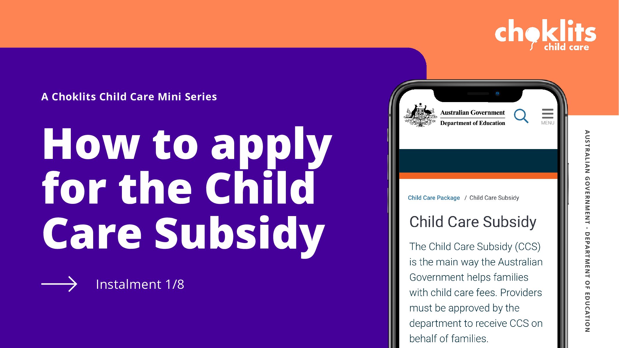 How To Apply For The Child Care Subsidy Choklits Child Care
