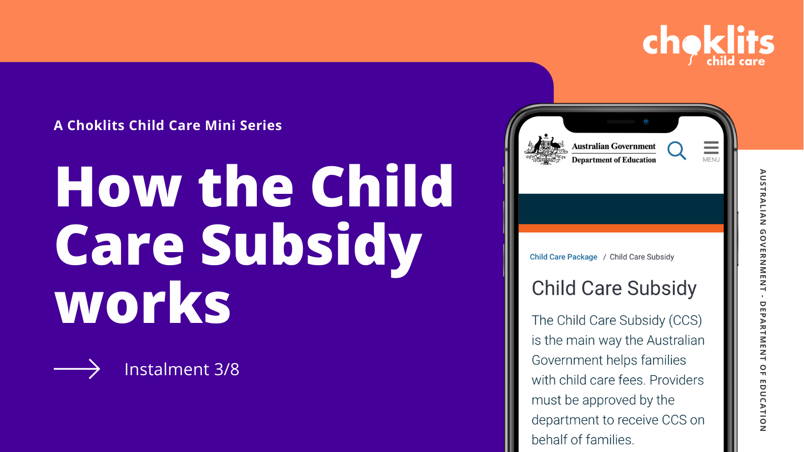 How The Child Care Subsidy Works Choklits Child Care