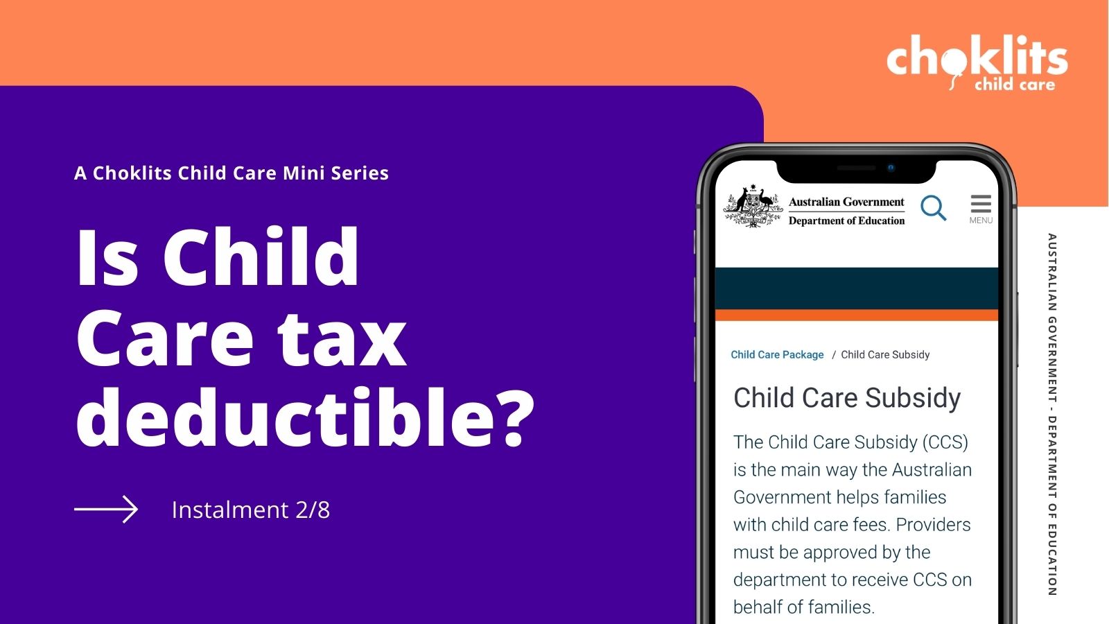 Is Child Care Tax Deductible Choklits Child Care