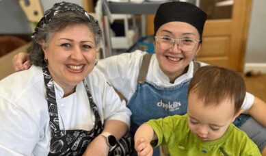 Choklits Child Care Chefs With Toddler